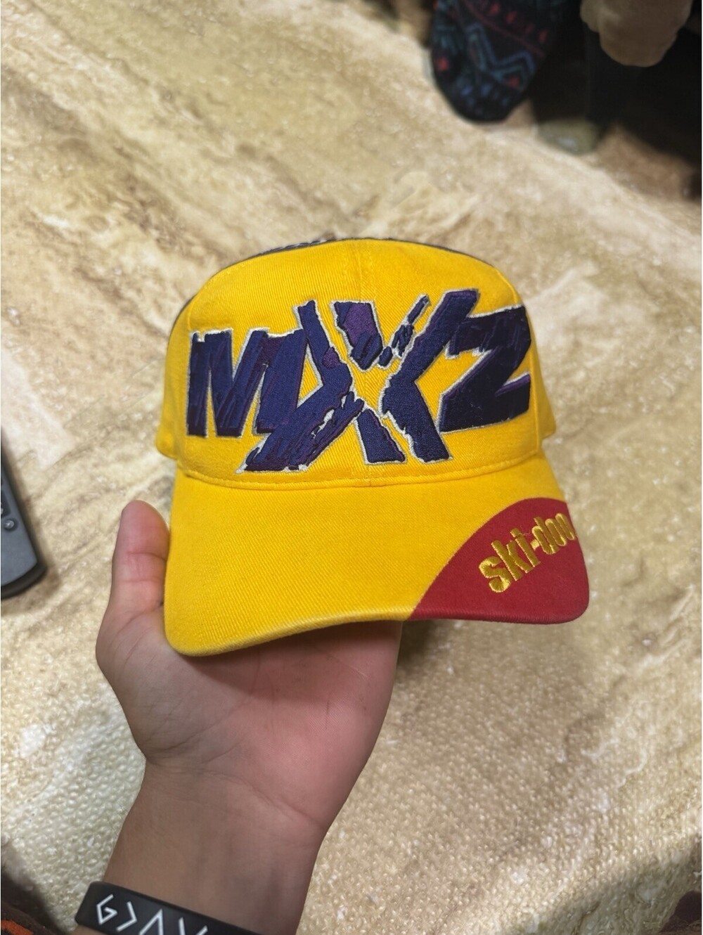 Vintage Ski-Doo Sno Gear MX-Z Millennium Snapback Hat READ